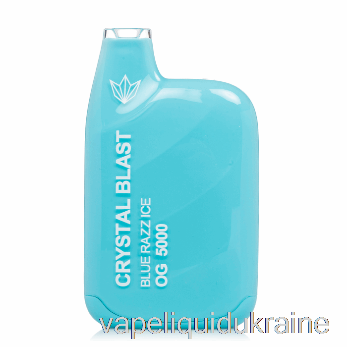 Vape Liquid Ukraine Crystal Blast OG5000 Disposable Blue Razz Ice